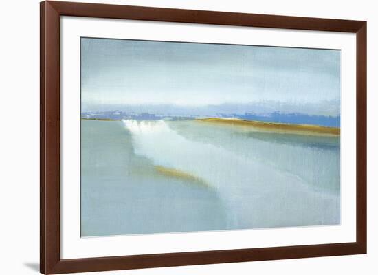 Flow-Caroline Gold-Framed Art Print