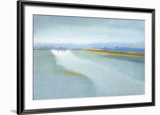 Flow-Caroline Gold-Framed Art Print