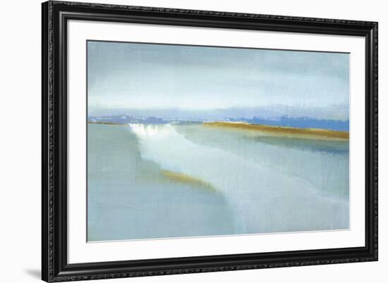 Flow-Caroline Gold-Framed Art Print