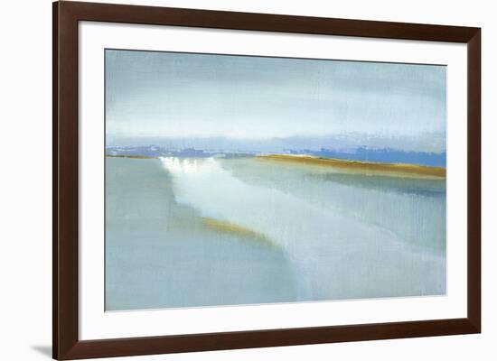 Flow-Caroline Gold-Framed Art Print