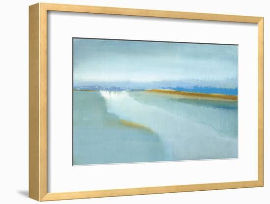 Flow-Caroline Gold-Framed Art Print