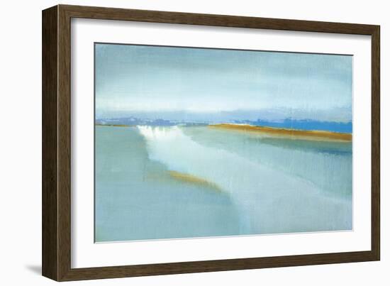 Flow-Caroline Gold-Framed Art Print