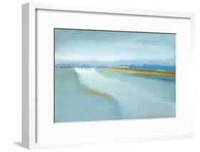 Flow-Caroline Gold-Framed Art Print