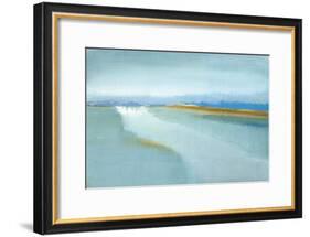 Flow-Caroline Gold-Framed Art Print