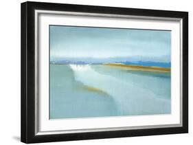Flow-Caroline Gold-Framed Art Print