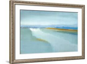 Flow-Caroline Gold-Framed Art Print