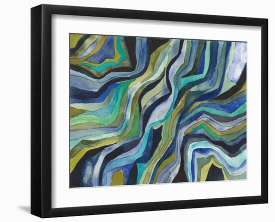 Flow-Cheryl Warrick-Framed Art Print