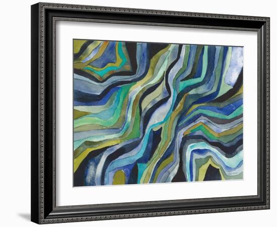 Flow-Cheryl Warrick-Framed Art Print