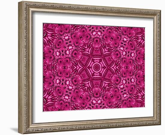 Flower Abstract Pattern-Dink101-Framed Art Print