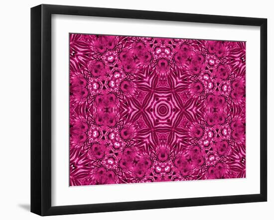 Flower Abstract Pattern-Dink101-Framed Art Print