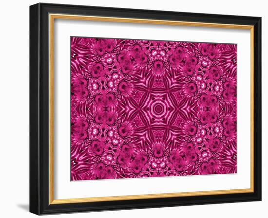 Flower Abstract Pattern-Dink101-Framed Art Print