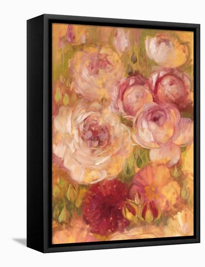 Flower Abundance 1-Vera Hills-Framed Stretched Canvas