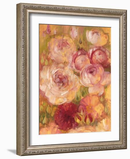 Flower Abundance 1-Vera Hills-Framed Art Print