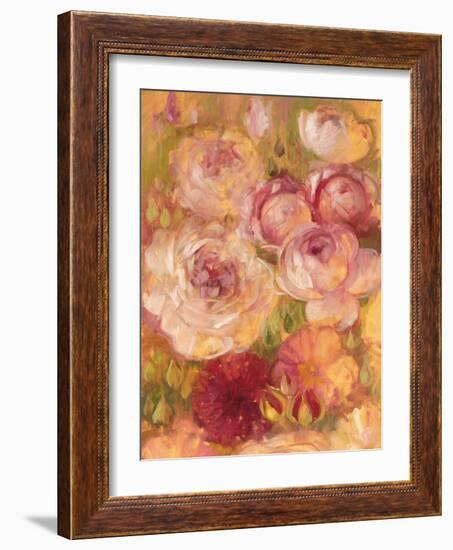 Flower Abundance 1-Vera Hills-Framed Art Print