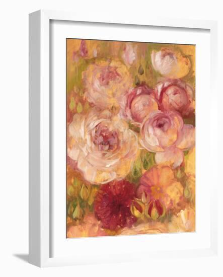 Flower Abundance 1-Vera Hills-Framed Art Print