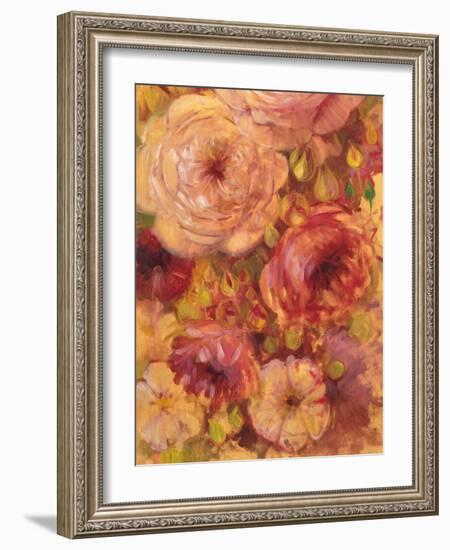 Flower Abundance 2-Vera Hills-Framed Art Print