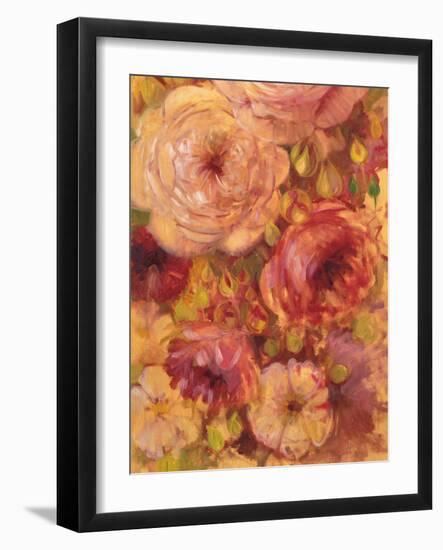 Flower Abundance 2-Vera Hills-Framed Art Print