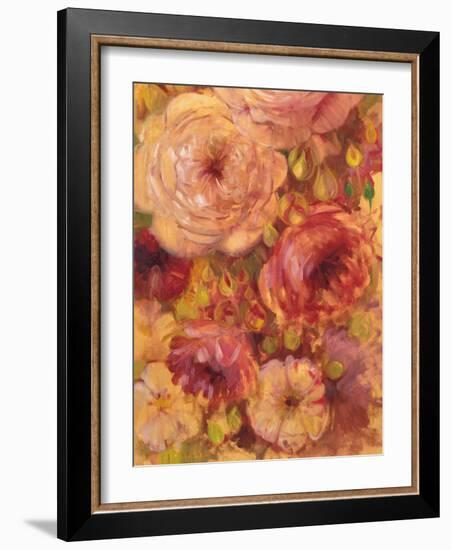 Flower Abundance 2-Vera Hills-Framed Art Print