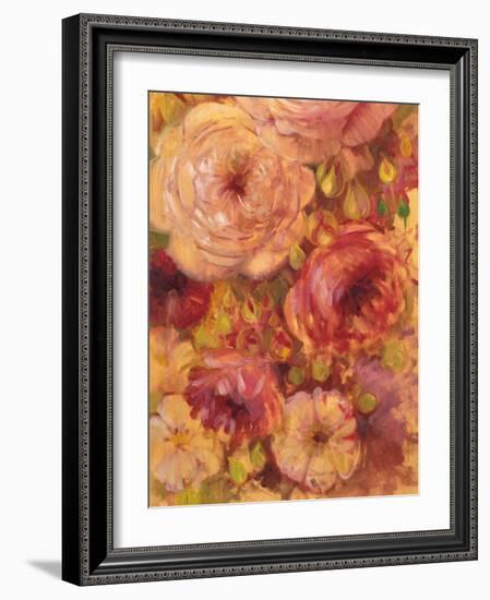 Flower Abundance 2-Vera Hills-Framed Art Print