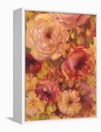 Flower Abundance 2-Vera Hills-Framed Stretched Canvas