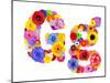 Flower Alphabet Isolated On White - Letter G-tr3gi-Mounted Art Print