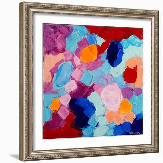 Flower Amoebic Party I-Ann Marie Coolick-Framed Art Print