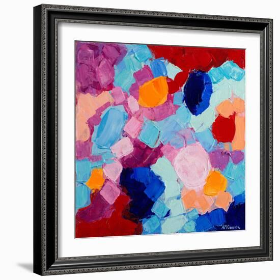 Flower Amoebic Party I-Ann Marie Coolick-Framed Art Print