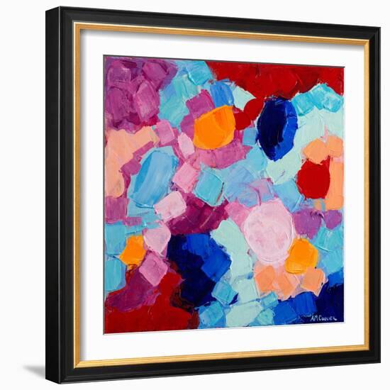 Flower Amoebic Party I-Ann Marie Coolick-Framed Art Print