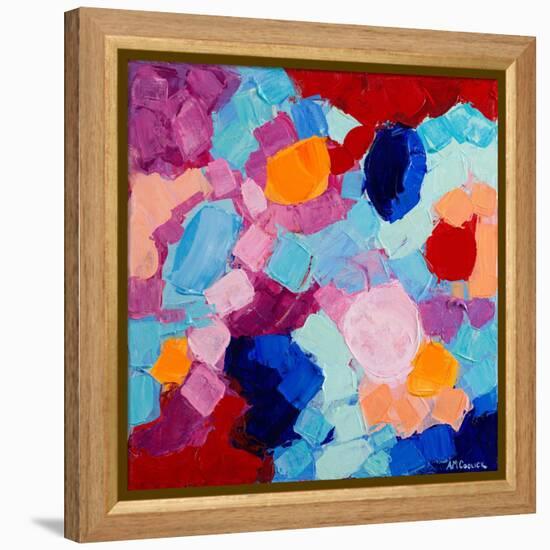 Flower Amoebic Party I-Ann Marie Coolick-Framed Stretched Canvas