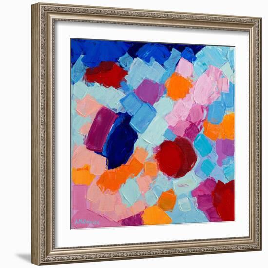 Flower Amoebic Party II-Ann Marie Coolick-Framed Art Print