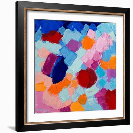 Flower Amoebic Party II-Ann Marie Coolick-Framed Art Print