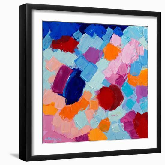 Flower Amoebic Party II-Ann Marie Coolick-Framed Art Print