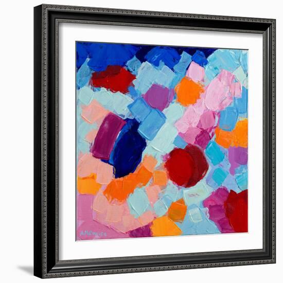 Flower Amoebic Party II-Ann Marie Coolick-Framed Art Print