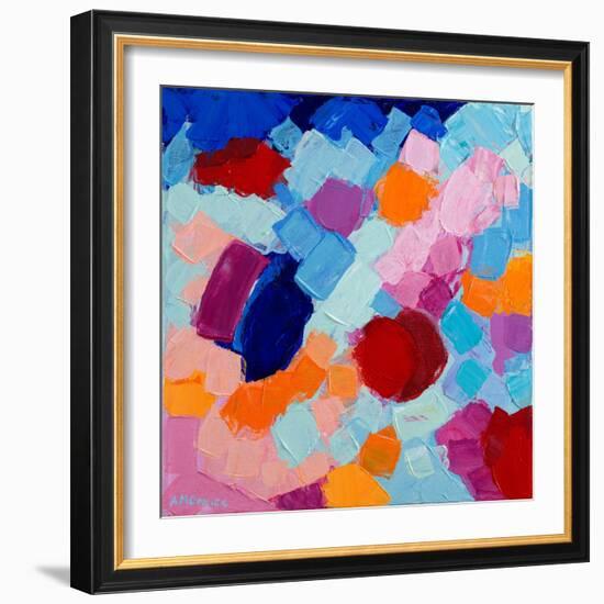 Flower Amoebic Party II-Ann Marie Coolick-Framed Art Print