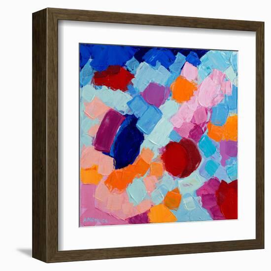 Flower Amoebic Party II-Ann Marie Coolick-Framed Art Print