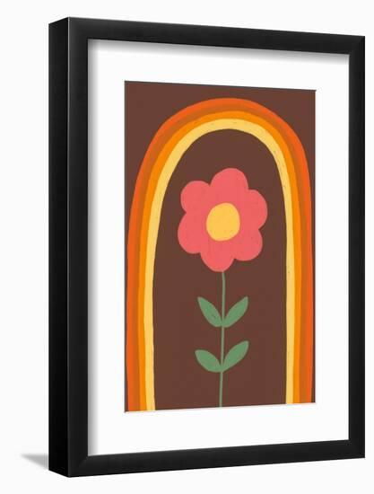 Flower and Rainbow-Gigi Rosado-Framed Photographic Print