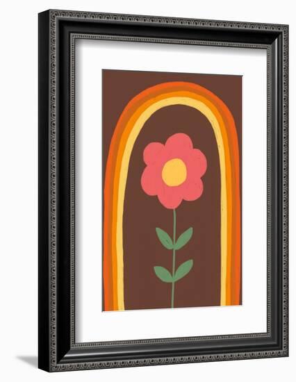 Flower and Rainbow-Gigi Rosado-Framed Photographic Print