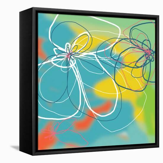 Flower and Water 1-Jan Weiss-Framed Stretched Canvas