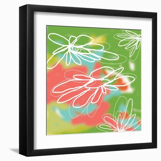 Flower and Water 3-Jan Weiss-Framed Art Print