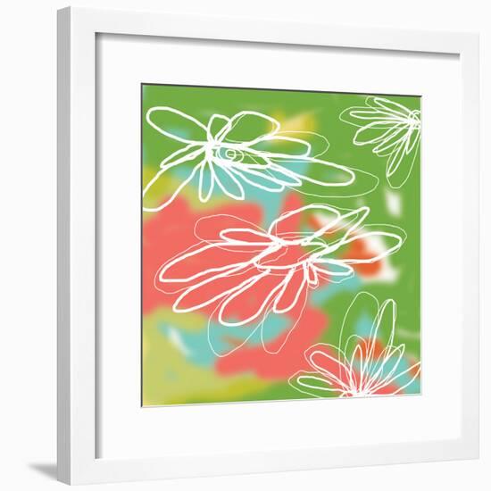 Flower and Water 3-Jan Weiss-Framed Art Print