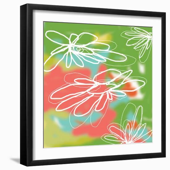 Flower and Water 3-Jan Weiss-Framed Art Print