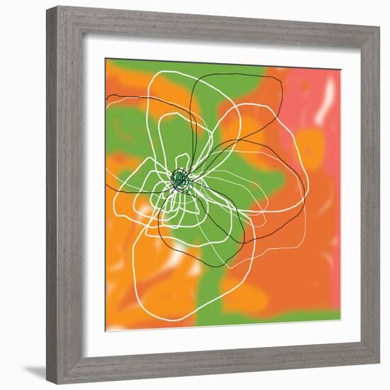 Flower and Water 4-Jan Weiss-Framed Art Print