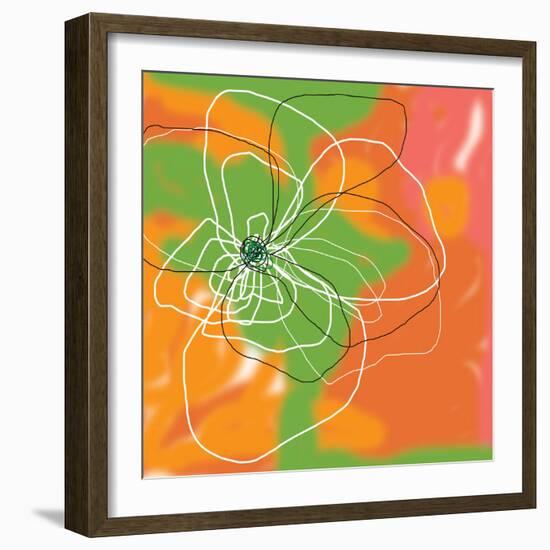 Flower and Water 4-Jan Weiss-Framed Art Print