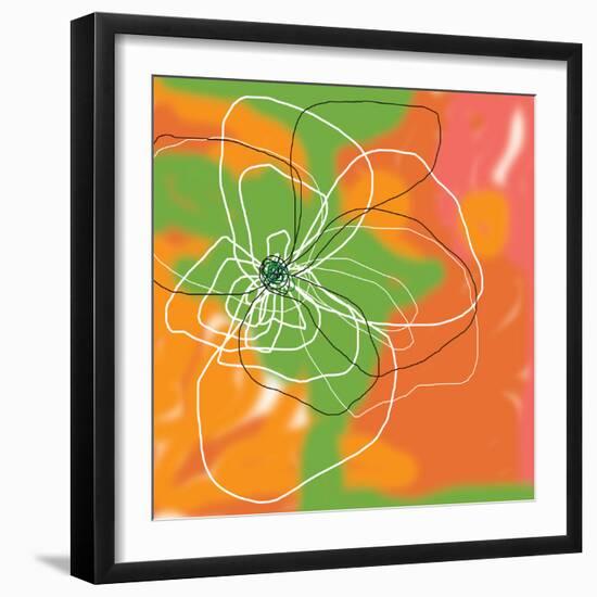 Flower and Water 4-Jan Weiss-Framed Art Print