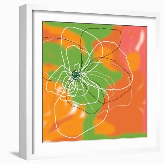 Flower and Water 4-Jan Weiss-Framed Art Print