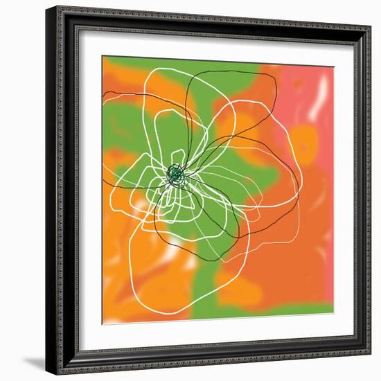 Flower and Water 4-Jan Weiss-Framed Art Print