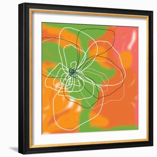 Flower and Water 4-Jan Weiss-Framed Art Print