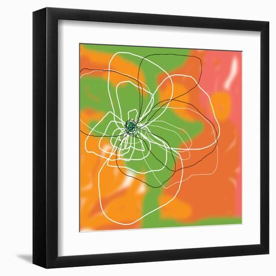 Flower and Water 4-Jan Weiss-Framed Art Print