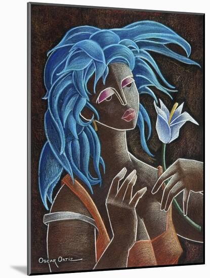 Flower and Wind-Oscar Ortiz-Mounted Giclee Print