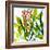 Flower Applique II-Laure Girardin-Vissian-Framed Giclee Print